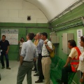 Centre de contrôle du tunnel et matériel de secours.